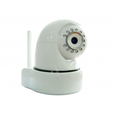 Plug and Play Wireless Pan Tilt IP Camera with Free Mobile App and Wireless Door Alarm